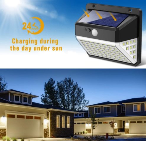 Angle Solar Powered Waterproof Fence Lights