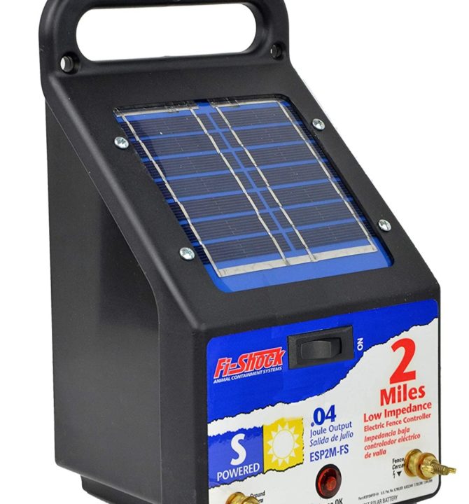 Fi-Shock ESP2M-FS 2-Mile Solar-Powered Electric Fence Charger