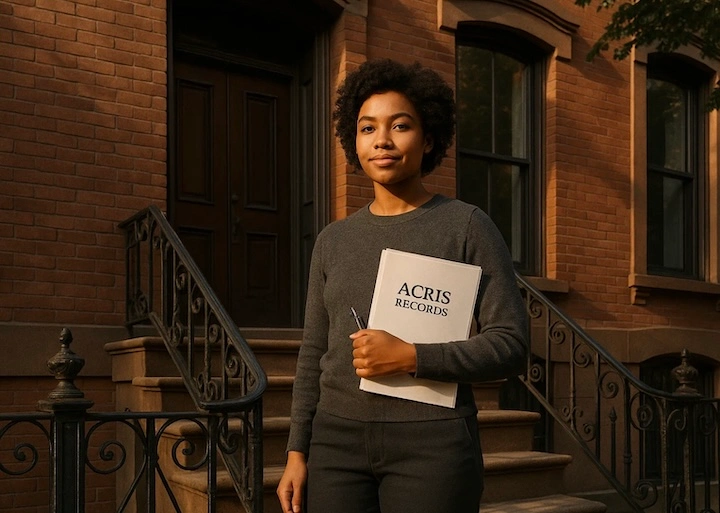 My Friend search for property using ACRIS